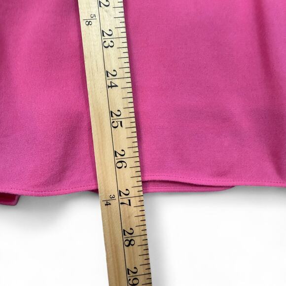 Aritzia Sun·deh Pink Cowl Neck Mini Dress 2XS Smocked Back Y2K Party Barbie - Picture 10 of 10